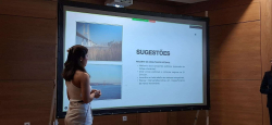 Apresentação dos trabalhos finais no Workshop de Projeto Aplicado em Ciência de Dados no ISCTE